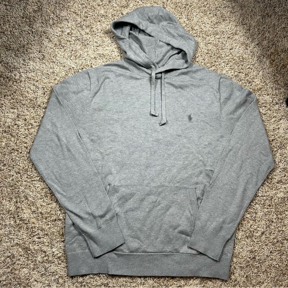 Polo Ralph Lauren- Cashmere Hooded Sweater - Size M